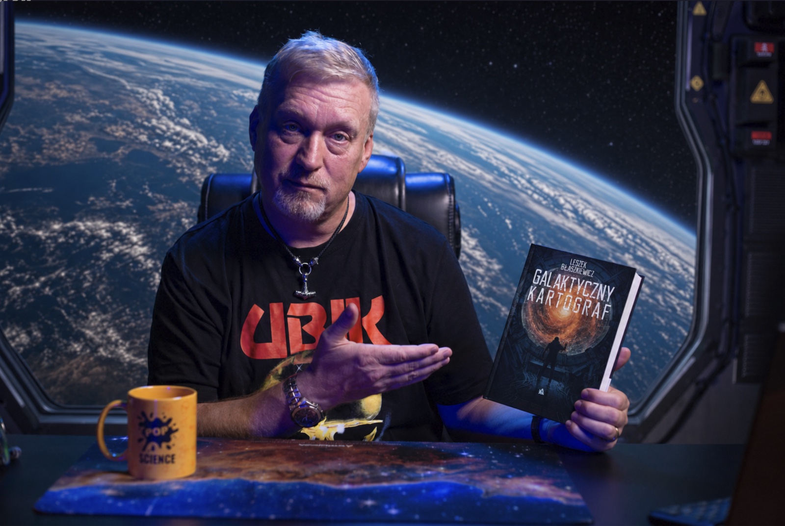 Leszek Błaszkiewicz prezentuje Galaktycznego kartografa w studiu Astrofazy